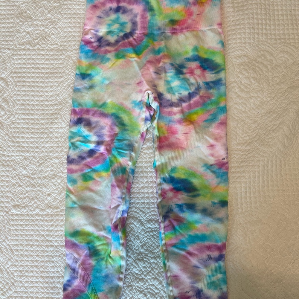 Tie dye Mooslover scrunchbum legging